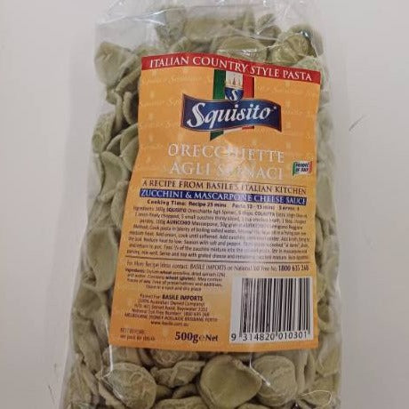 Orecchiette Agli Spinachi 500g